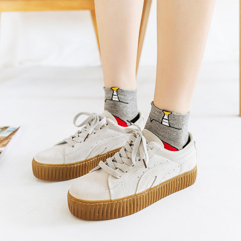 Cute Ankle Socks (Bags Open in Live)