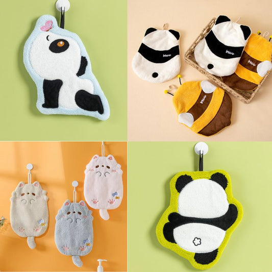 Cute Cartoon Dry Hand Towel (Bags Open in Live)